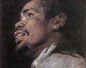 加斯帕德 德 克莱尔 : Head Study Of A Young Moor